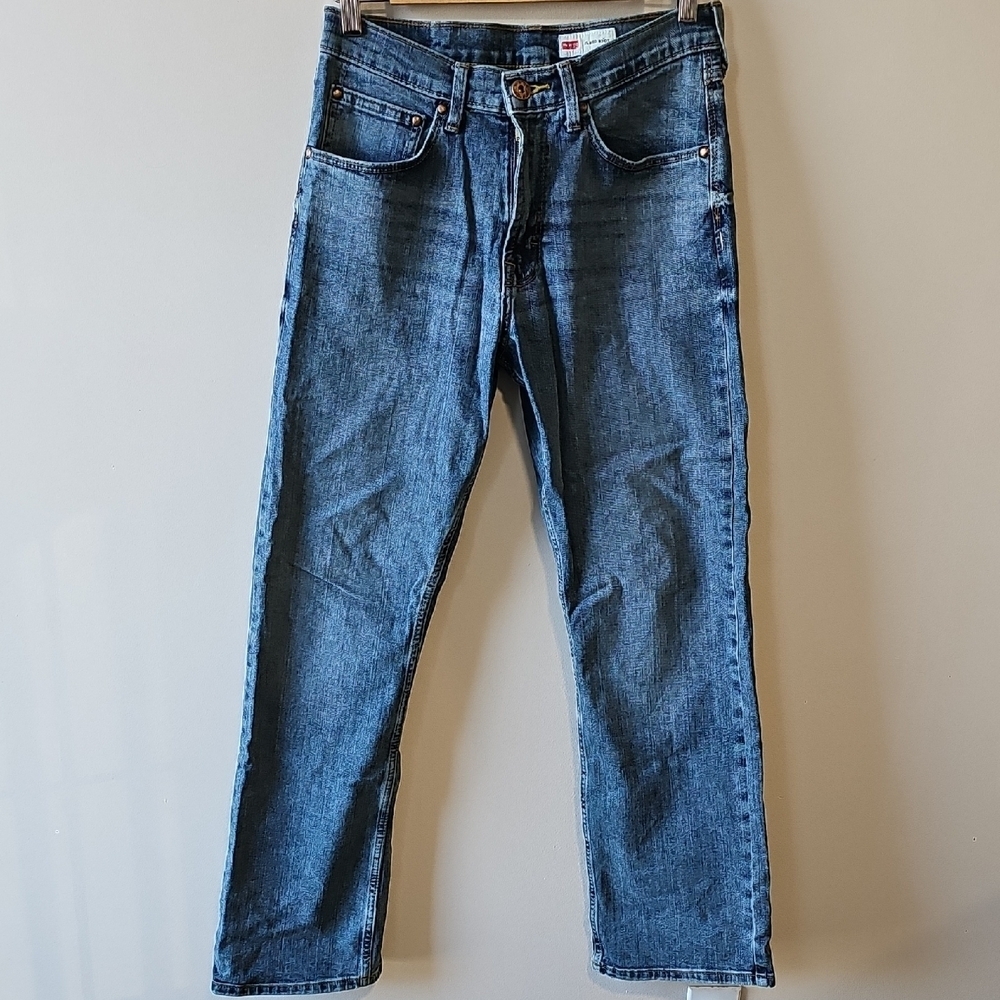 Wrangler Men's 29x30 Relaxed Fit Boot Cut Blue Jeans